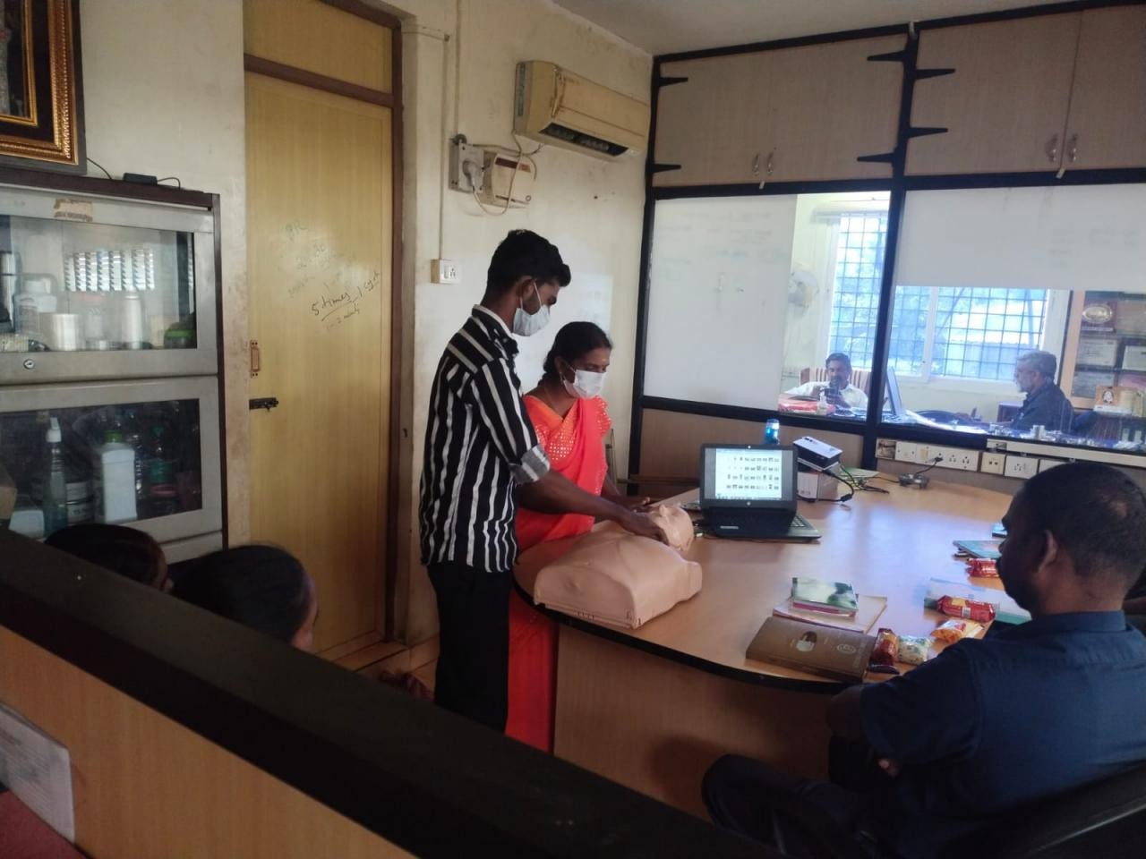 First aid training to employees